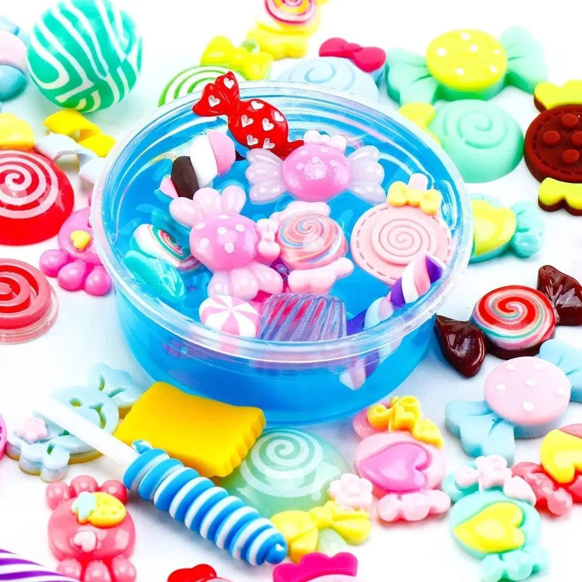 Set de 30 Charmes Slime Bonbon en Résine | Accessoires DIY Loisirs Créatifs - Collection Décoration KAWAHIP Charms - KAWAII FAVIE