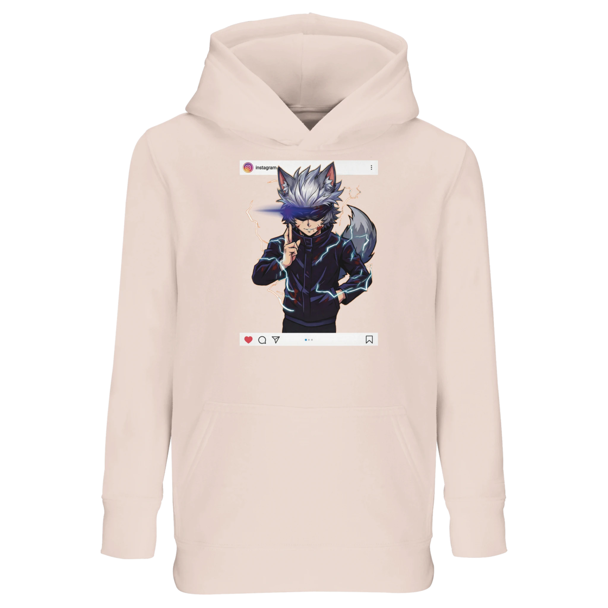 Sweat à Capuche Enfant Éco - responsable | Ruka Cos Gojo (Jujutsu Kaisen) Sweat-shirt - KAWAII FAVIE