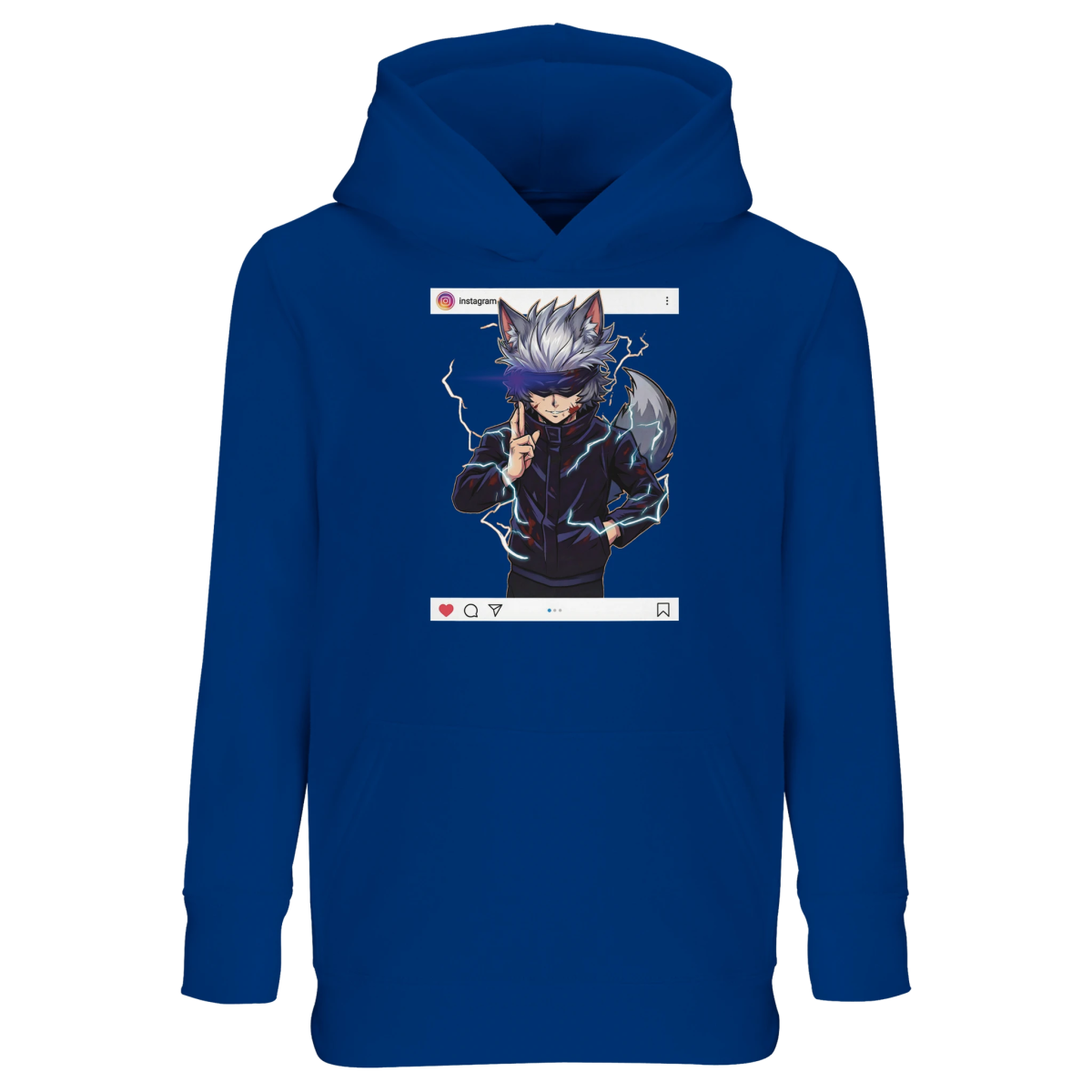 Sweat à Capuche Enfant Éco - responsable | Ruka Cos Gojo (Jujutsu Kaisen) Sweat-shirt - KAWAII FAVIE