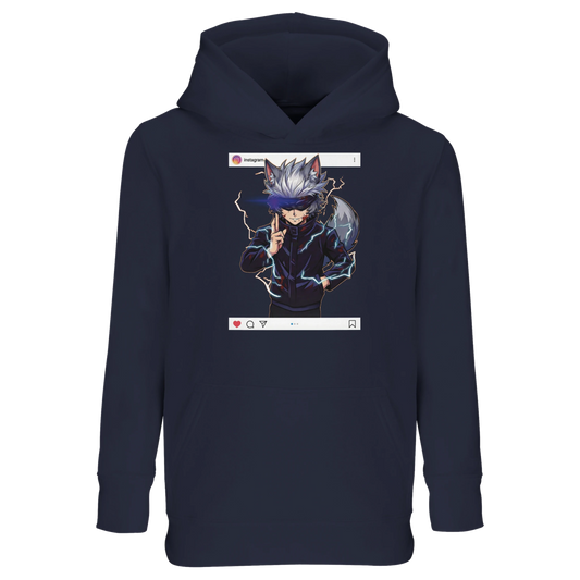Sweat à Capuche Enfant Éco - responsable | Ruka Cos Gojo (Jujutsu Kaisen) Sweat-shirt - KAWAII FAVIE