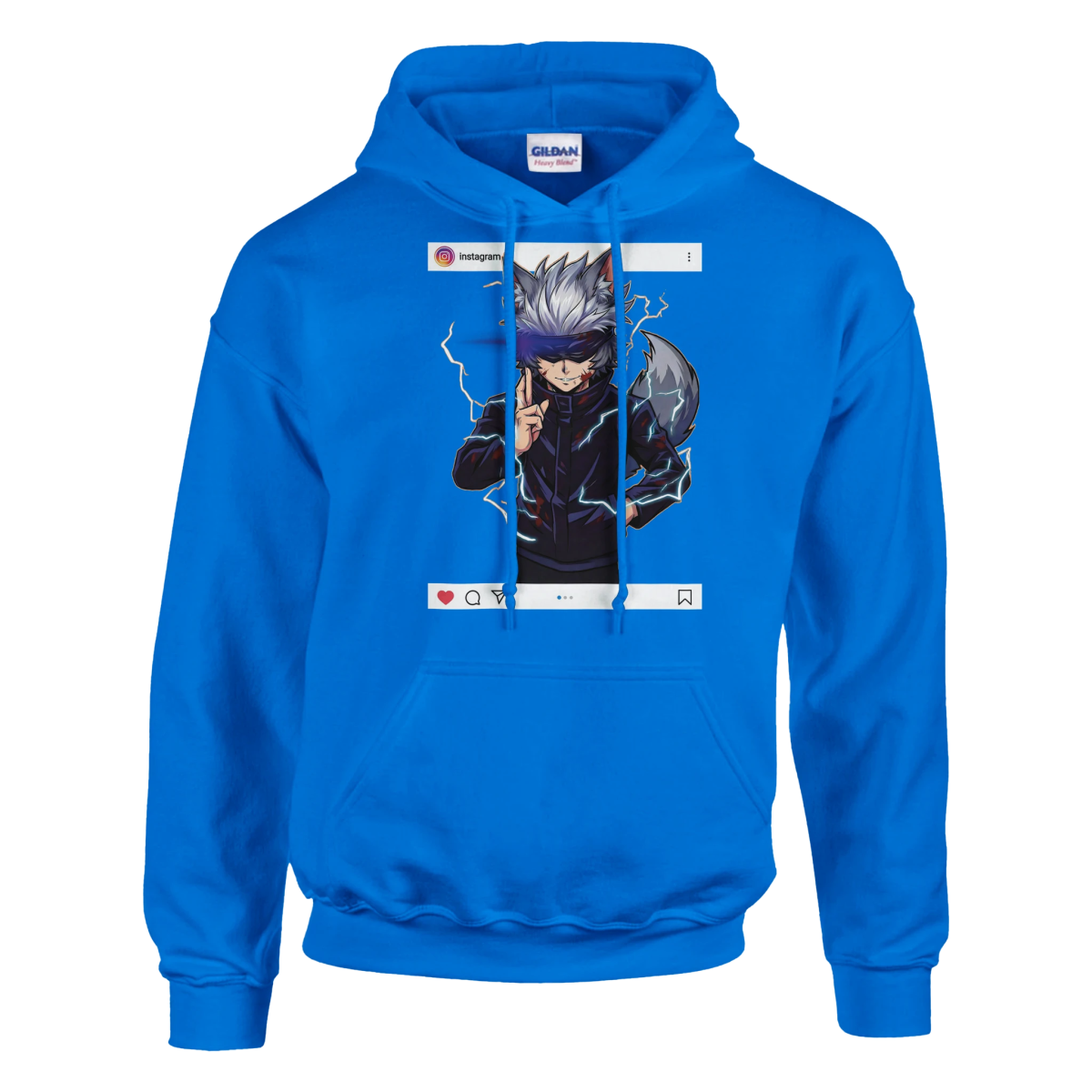 Sweat à Capuche Unisexe Ruka Cos Gojo Pleine Puissance | Jujutsu Kaisen - Style Instagram Sweat - KAWAII FAVIE