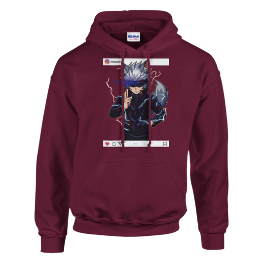Sweat à Capuche Unisexe Ruka Cos Gojo Pleine Puissance | Jujutsu Kaisen - Style Instagram Sweat - KAWAII FAVIE