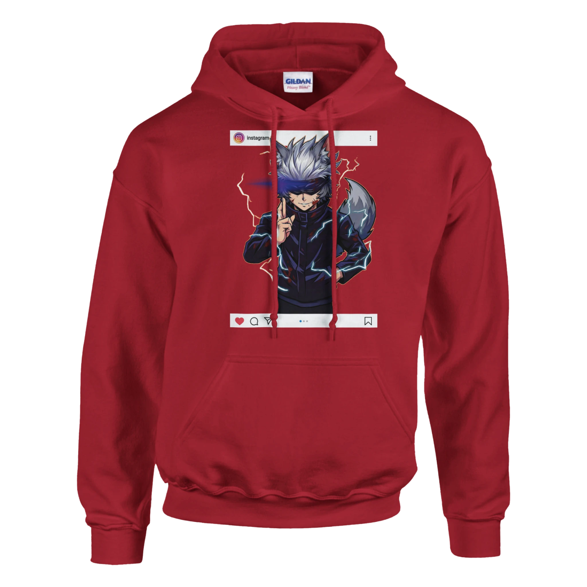 Sweat à Capuche Unisexe Ruka Cos Gojo Pleine Puissance | Jujutsu Kaisen - Style Instagram Sweat - KAWAII FAVIE
