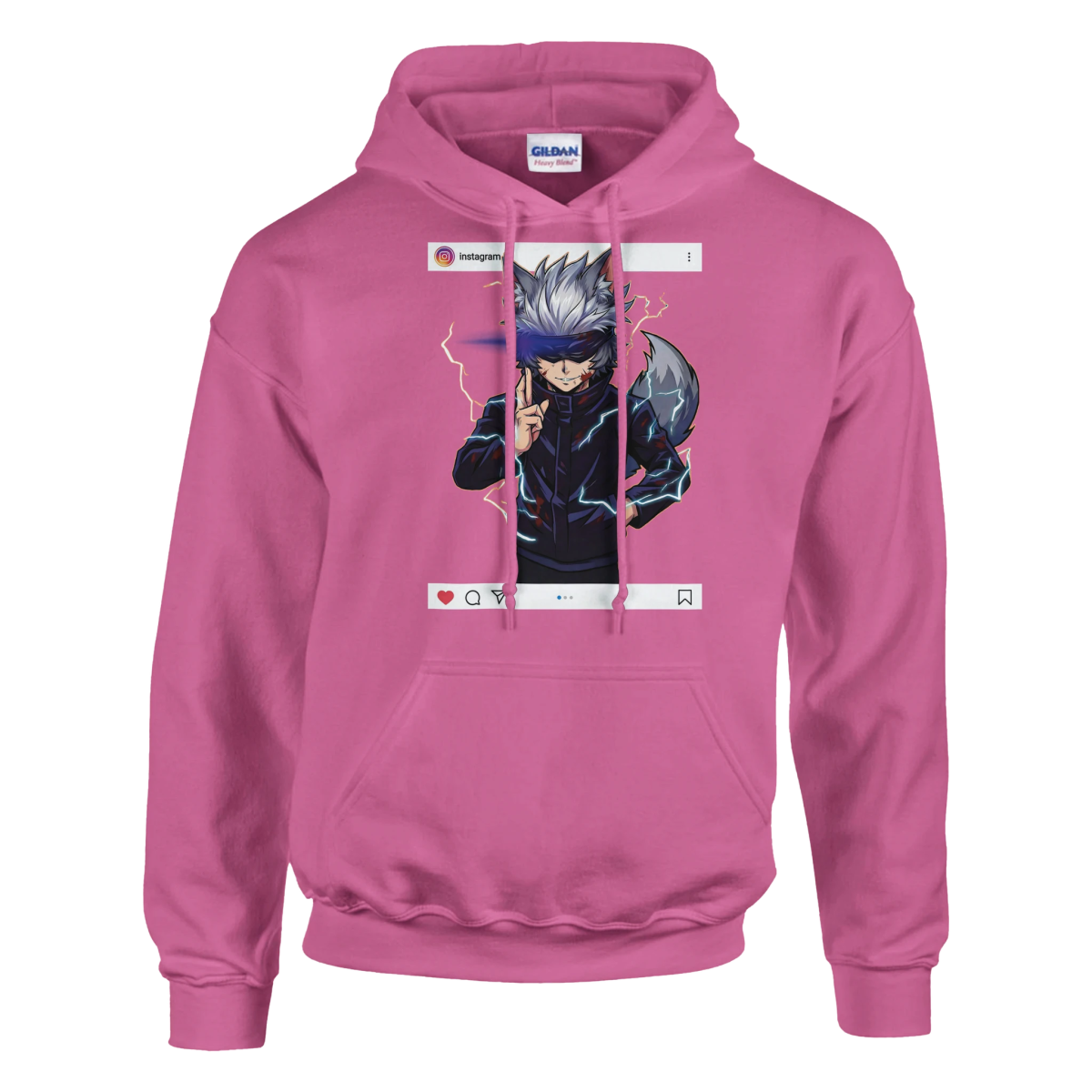 Sweat à Capuche Unisexe Ruka Cos Gojo Pleine Puissance | Jujutsu Kaisen - Style Instagram Sweat - KAWAII FAVIE