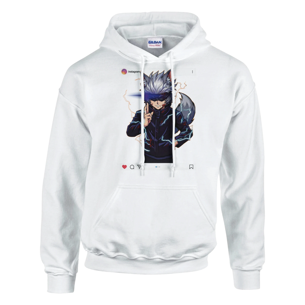 Sweat à Capuche Unisexe Ruka Cos Gojo Pleine Puissance | Jujutsu Kaisen - Style Instagram Sweat - KAWAII FAVIE