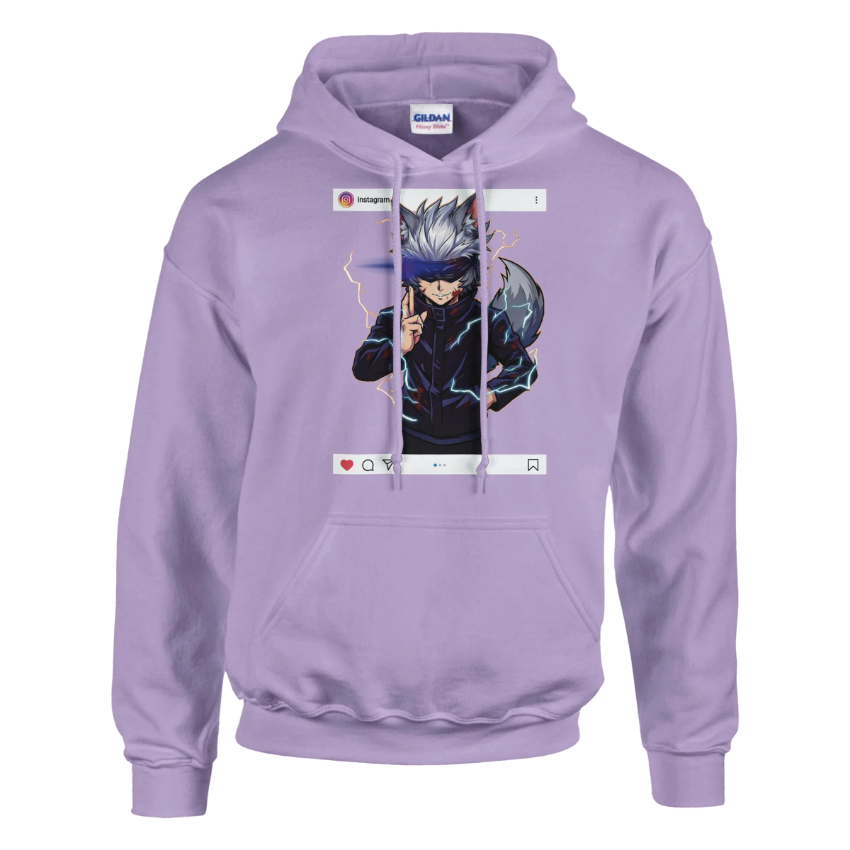 Sweat à Capuche Unisexe Ruka Cos Gojo Pleine Puissance | Jujutsu Kaisen - Style Instagram Sweat - KAWAII FAVIE