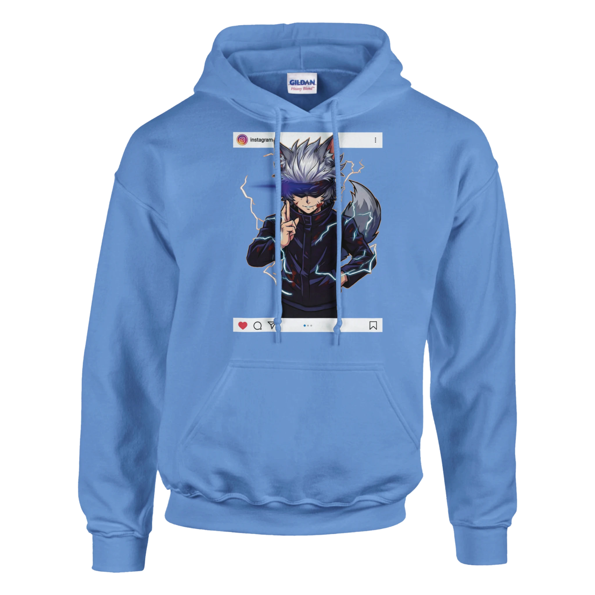 Sweat à Capuche Unisexe Ruka Cos Gojo Pleine Puissance | Jujutsu Kaisen - Style Instagram Sweat - KAWAII FAVIE