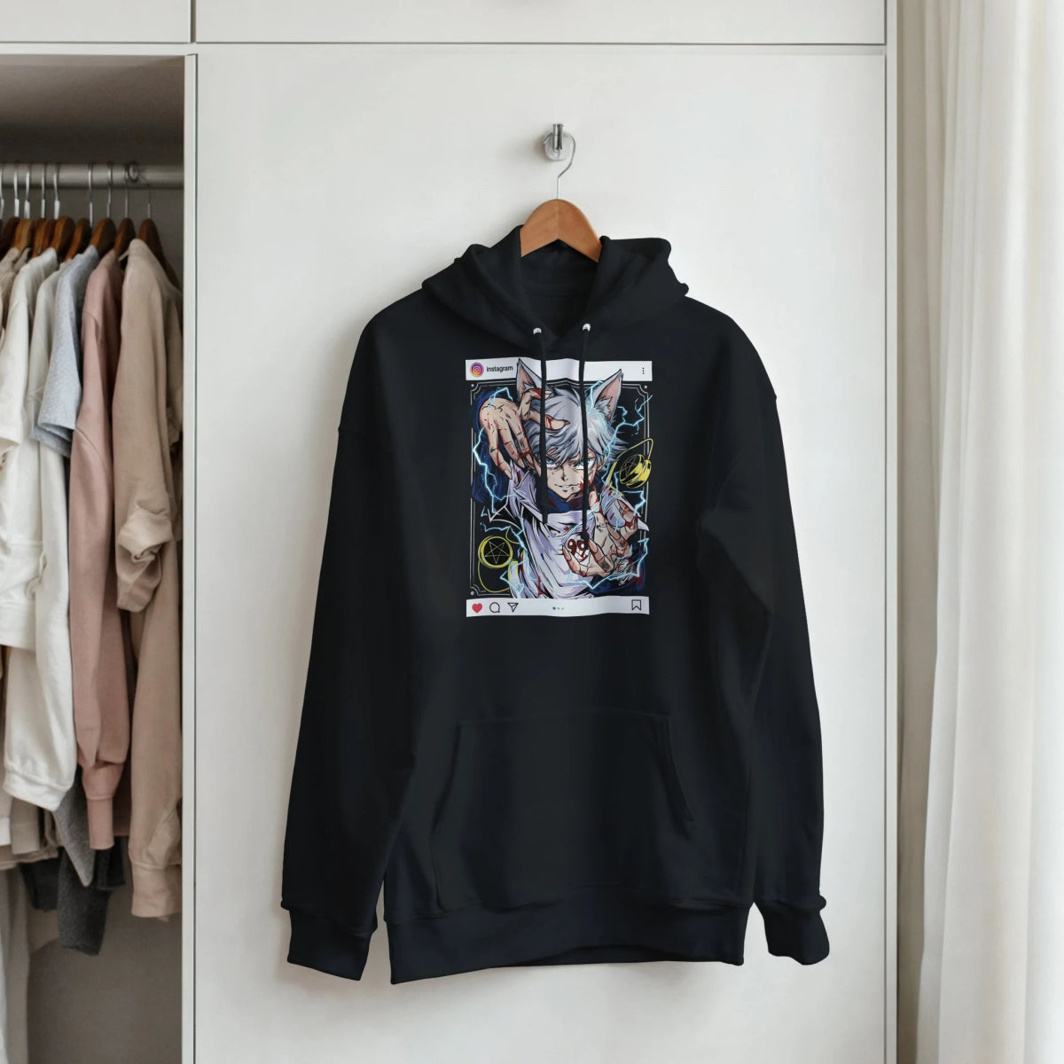 Sweat à Capuche Unisexe Ruka Cos Killua (Hunter×Hunter) - Style Instagram Sweat-shirt - KAWAII FAVIE