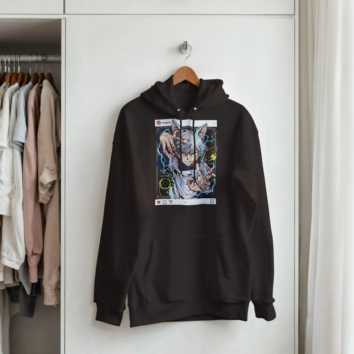 Sweat à Capuche Unisexe Ruka Cos Killua (Hunter×Hunter) - Style Instagram Sweat-shirt - KAWAII FAVIE