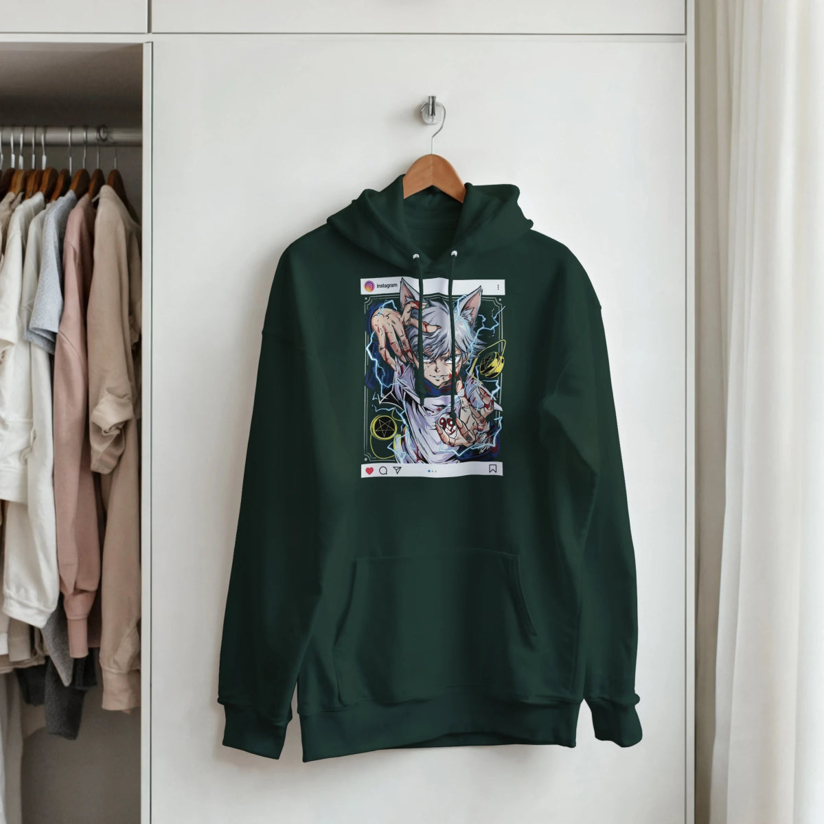 Sweat à Capuche Unisexe Ruka Cos Killua (Hunter×Hunter) - Style Instagram Sweat-shirt - KAWAII FAVIE