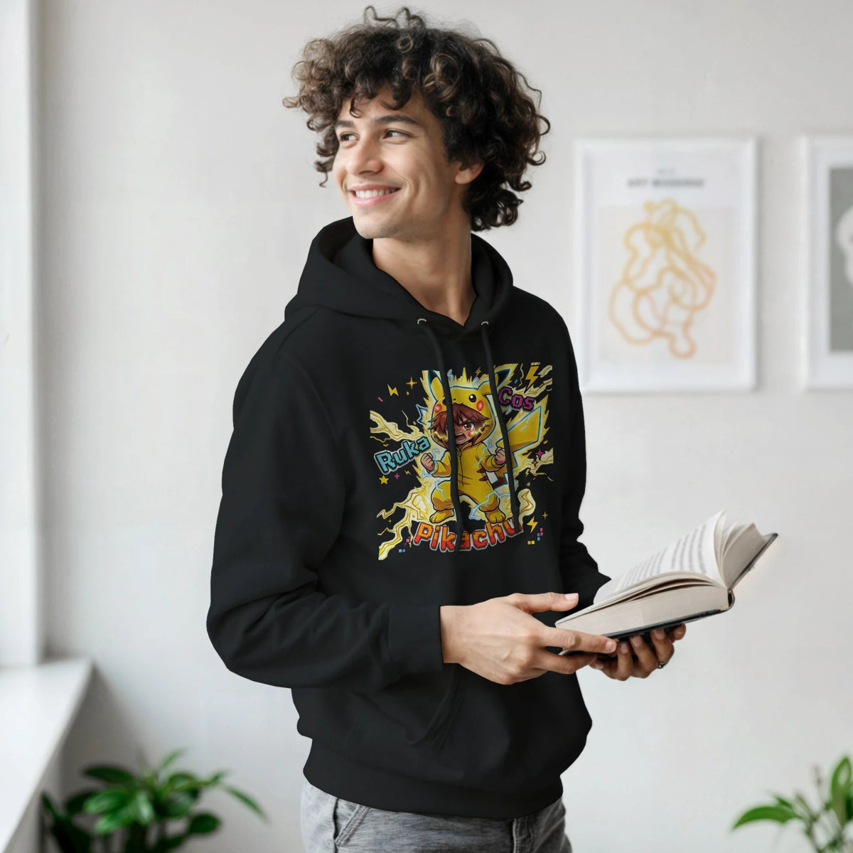 Sweat à Capuche Unisexe - Ruka en Pikachu Full Power Final | Pokémon Sweat-shirt - KAWAII FAVIE