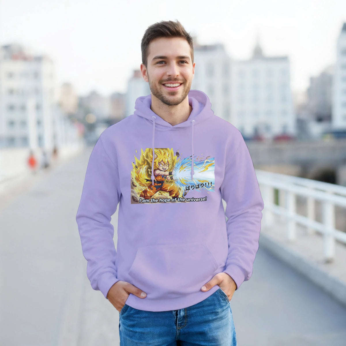 Sweat à Capuche Unisexe | Transformation Super Saiyan de Ruka | Dragon Ball Sweat-shirt - KAWAII FAVIE