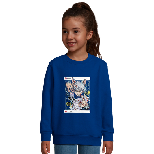Sweat-shirt Enfant Éco - responsable - Ruka Cos Killua (Hunter×Hunter) - Style Instagram Sweat-shirt - KAWAII FAVIE