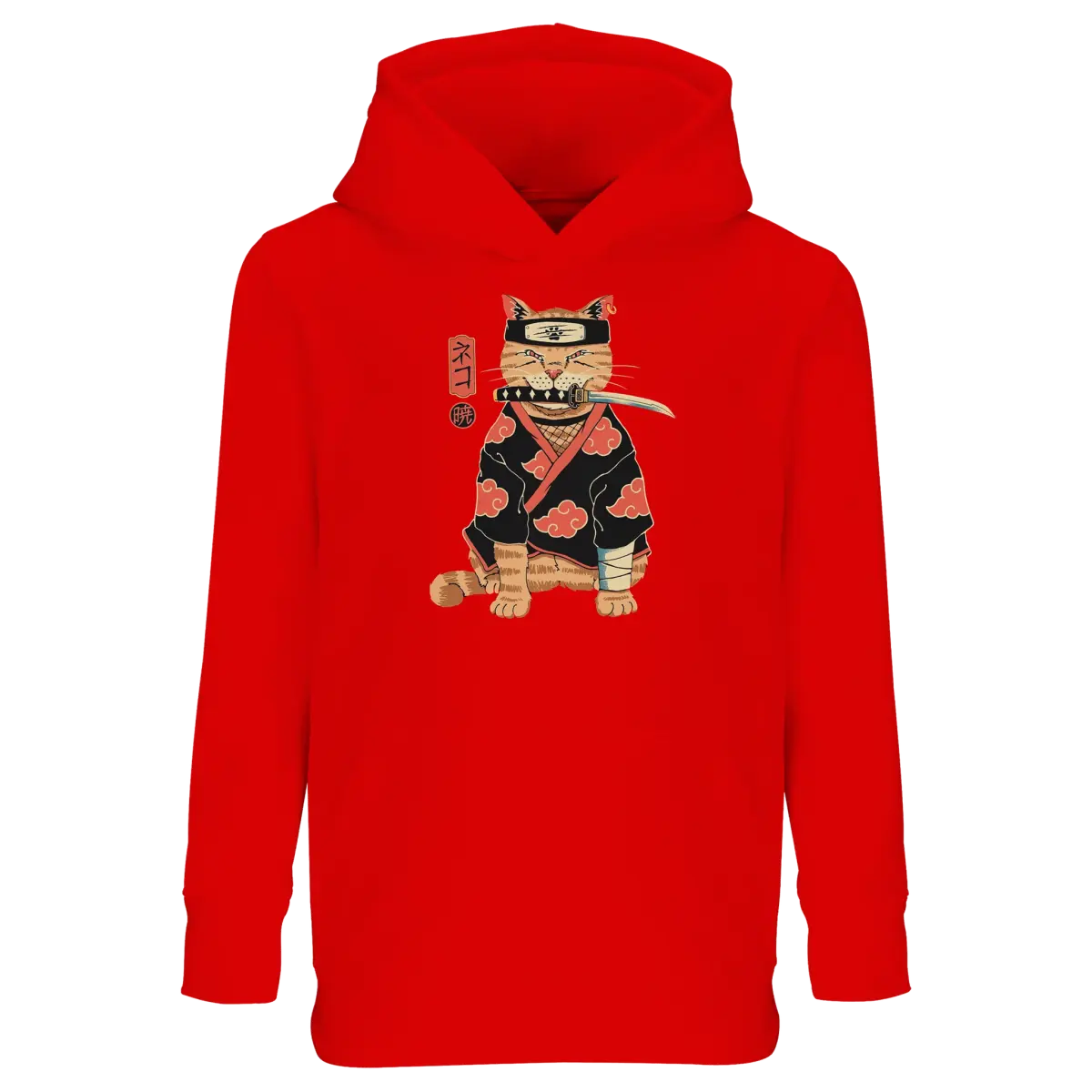 Sweat-shirt Capuche enfant Chat Ninja Akatsuki - Design Naruto Collector Sweat-shirt- KAWAII FAVIE