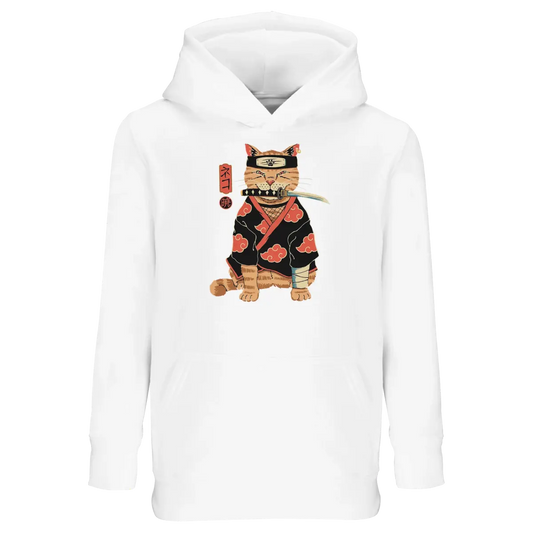 Sweat-shirt Capuche enfant Chat Ninja Akatsuki - Design Naruto Collector Sweat-shirt- KAWAII FAVIE