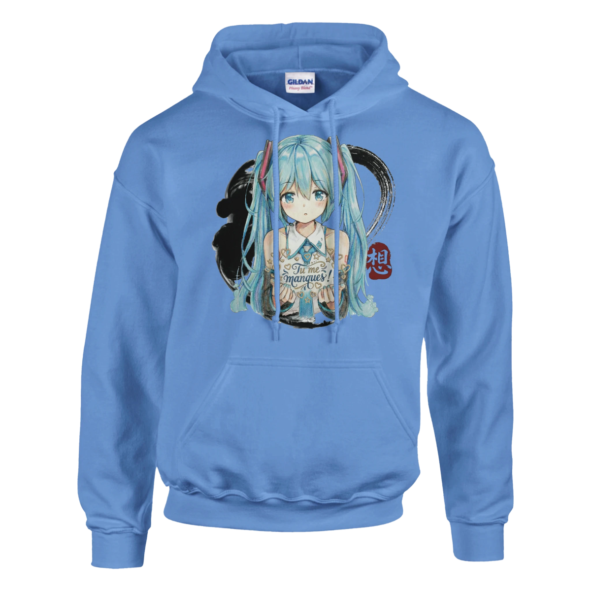 Sweat-shirt Unisexe | Hatsune Miku « Tu me manques ! » Print Material - KAWAII FAVIE