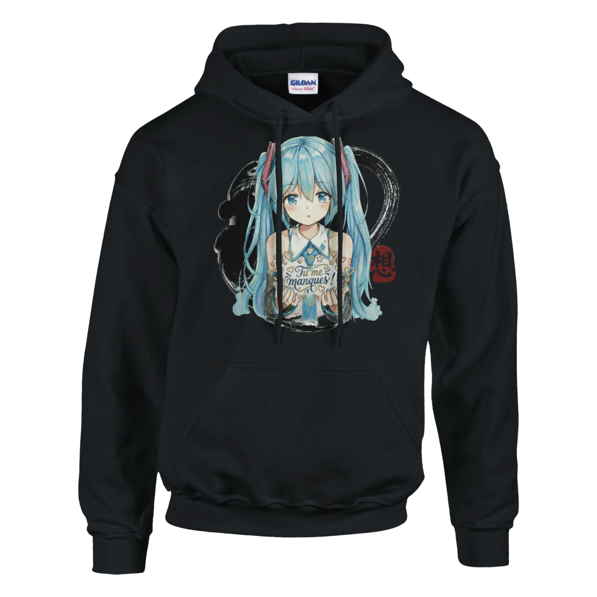 Sweat-shirt Unisexe | Hatsune Miku « Tu me manques ! » Print Material - KAWAII FAVIE