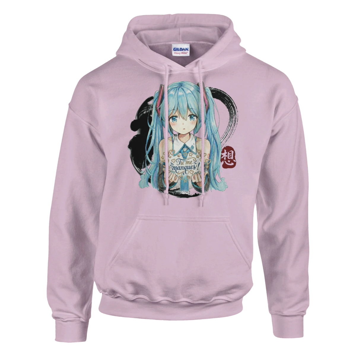 Sweat-shirt Unisexe | Hatsune Miku « Tu me manques ! » Print Material - KAWAII FAVIE