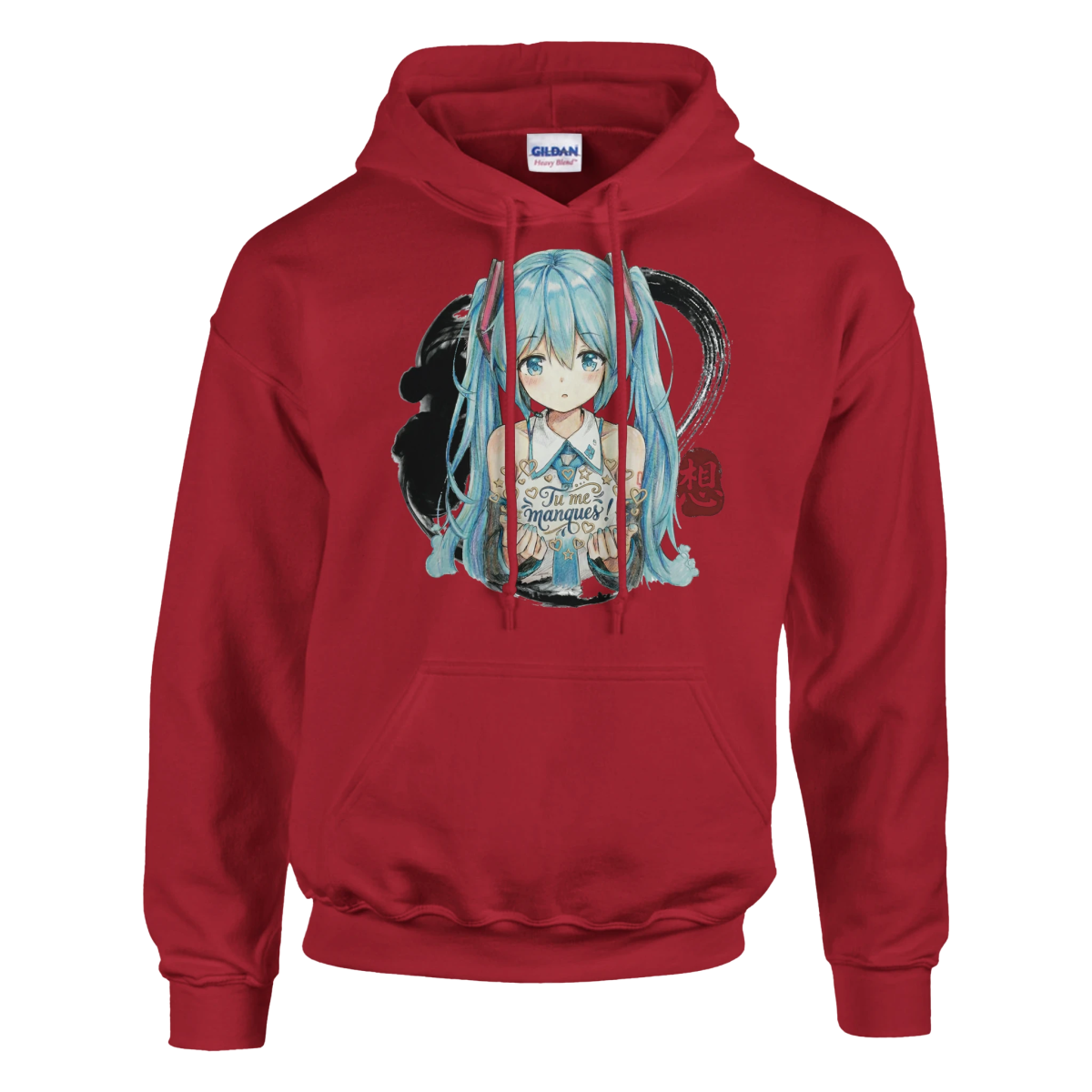 Sweat-shirt Unisexe | Hatsune Miku « Tu me manques ! » Print Material - KAWAII FAVIE