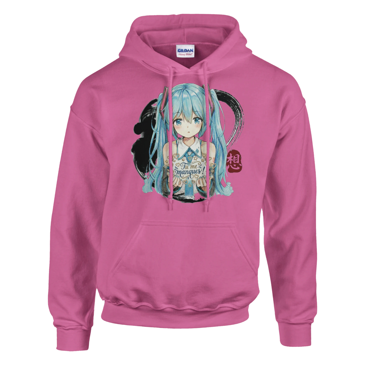 Sweat-shirt Unisexe | Hatsune Miku « Tu me manques ! » Print Material - KAWAII FAVIE