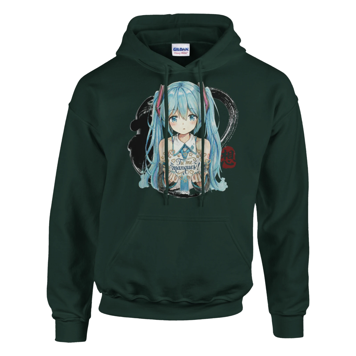 Sweat-shirt Unisexe | Hatsune Miku « Tu me manques ! » Print Material - KAWAII FAVIE