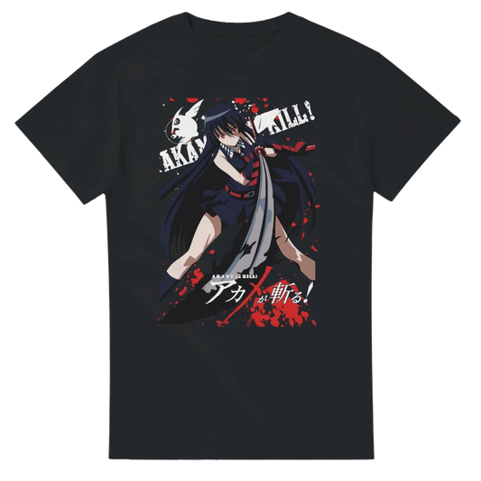 T-shirt 100% Coton Akame Ga Kill - Style Anime Gothique & Instagrammable T-shirt - KAWAII FAVIE
