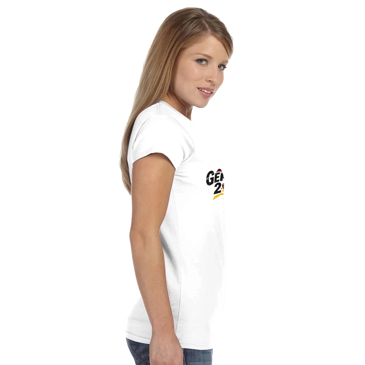 T-shirt Allemagne 2026 - Design Coupe du Monde Football | Maillot Supporters Sélection Nationale pour femme T-shirt - KAWAII FAVIE