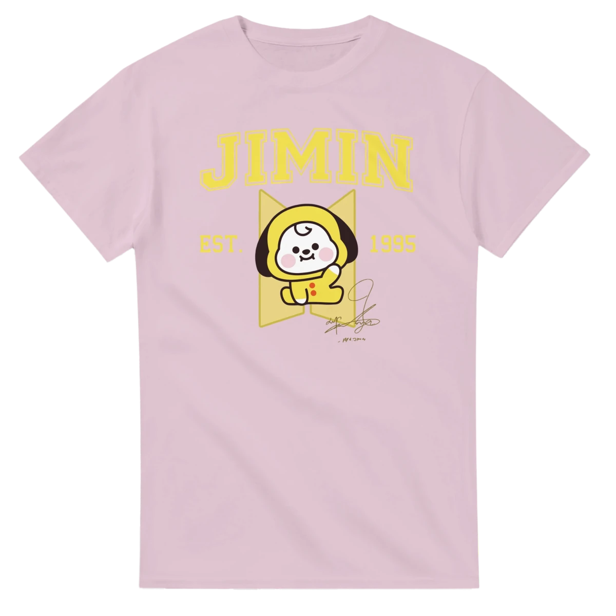 T-shirt BTS BT21 JIMIN & CHIMMY - Design Vintage 1995 | Kpop Officiel Unisexe T-shirt - KAWAII FAVIE