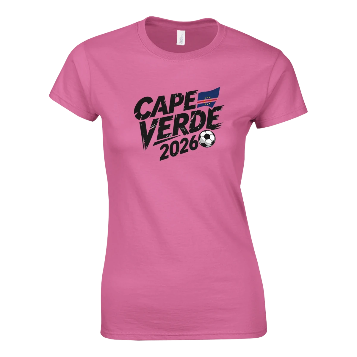 T-shirt Cap - Vert 2026 - Design Coupe du Monde Football Grunge | Maillot Supporters Sélection Nationale Femme T-shirt - KAWAII FAVIE
