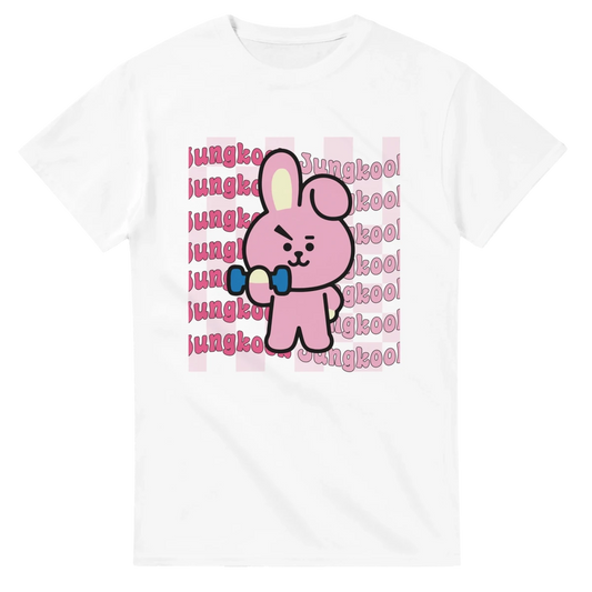T-shirt Cooky BTS x Jungkook - Checkered K - Pop Fashion Tee for ARMY T-shirt - KAWAII FAVIE