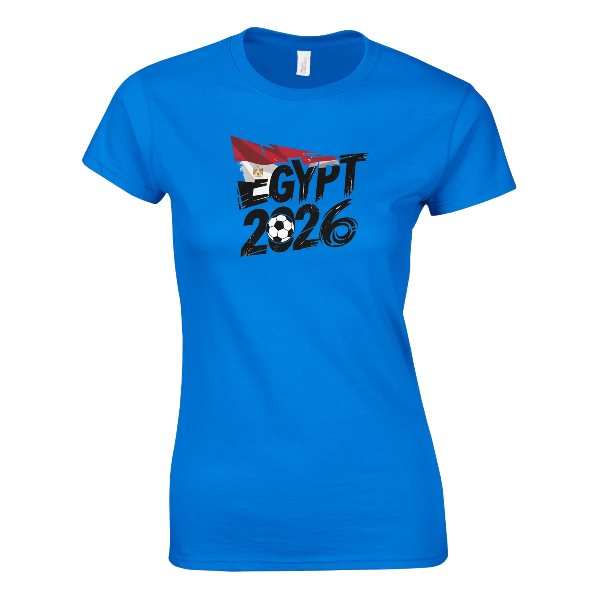 T-shirt Égypte 2026 - Design Coupe du Monde Football | Maillot Supporters Sélection Nationale pour femme - Choisissez votre style et taille ! T-shirt- KAWAII FAVIE