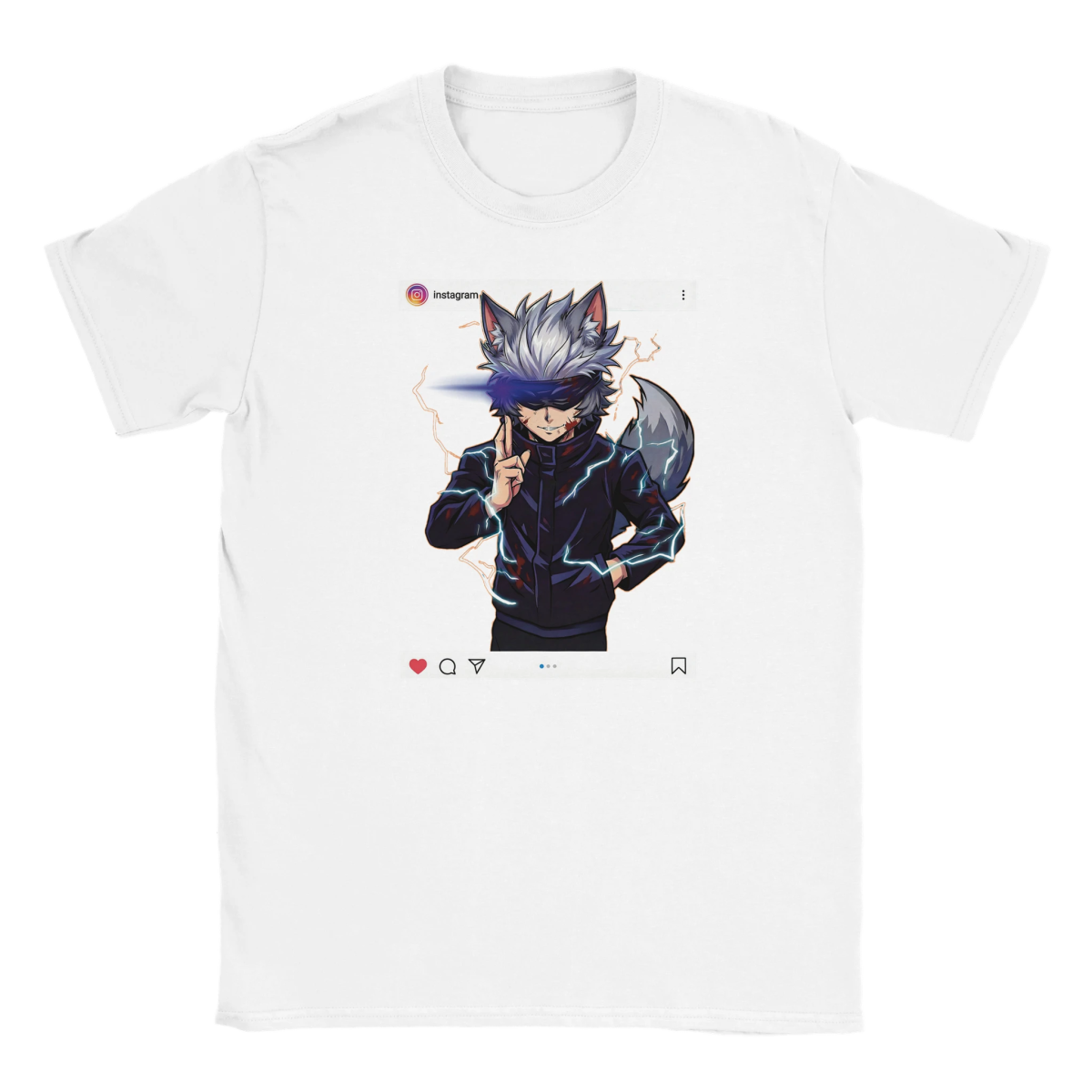 T-shirt Enfant - Ruka Cos Gojo | Jujutsu Kaisen - Style Décontracté Instagrammable T-shirt - KAWAII FAVIE