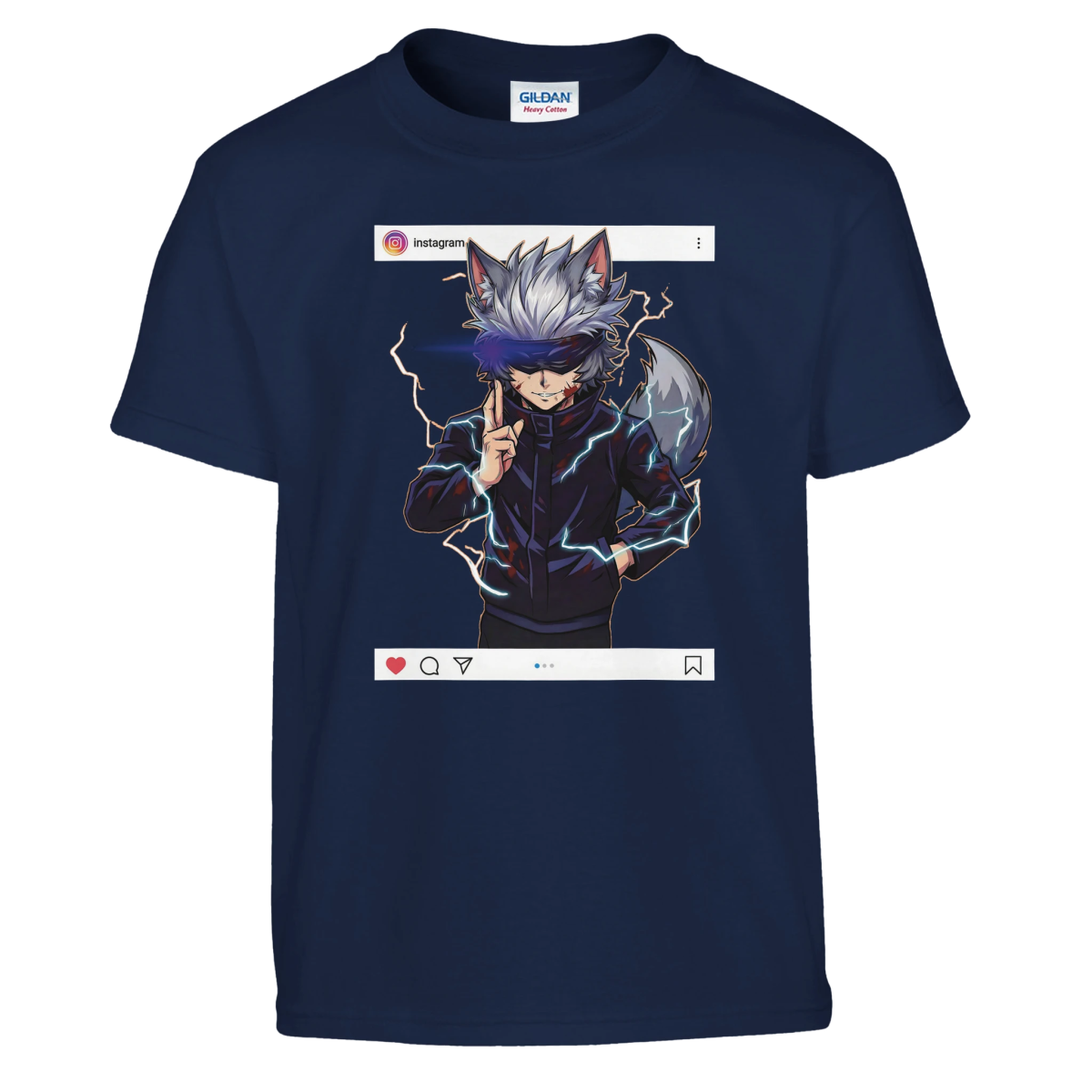 T-shirt Enfant - Ruka Cos Gojo | Jujutsu Kaisen - Style Décontracté Instagrammable T-shirt - KAWAII FAVIE