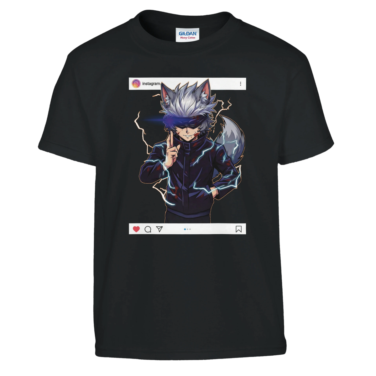 T-shirt Enfant - Ruka Cos Gojo | Jujutsu Kaisen - Style Décontracté Instagrammable T-shirt - KAWAII FAVIE