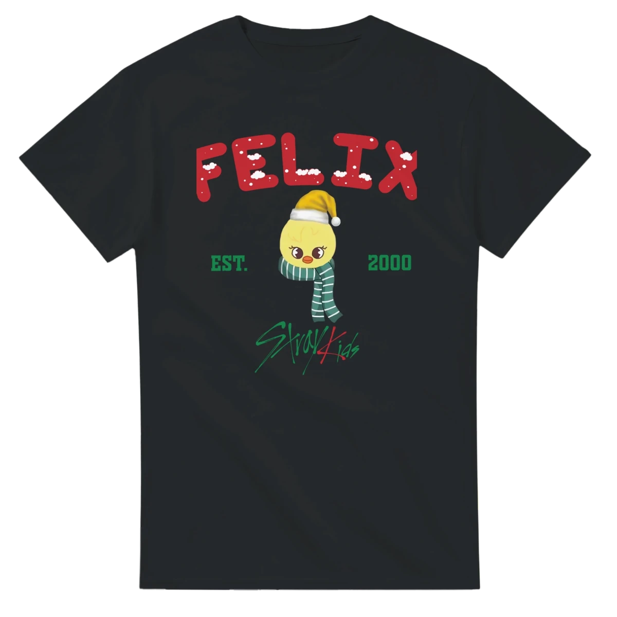 T-shirt "Felix Christmas Chick" - Stray Kids Holiday Edition T-shirt - KAWAII FAVIE