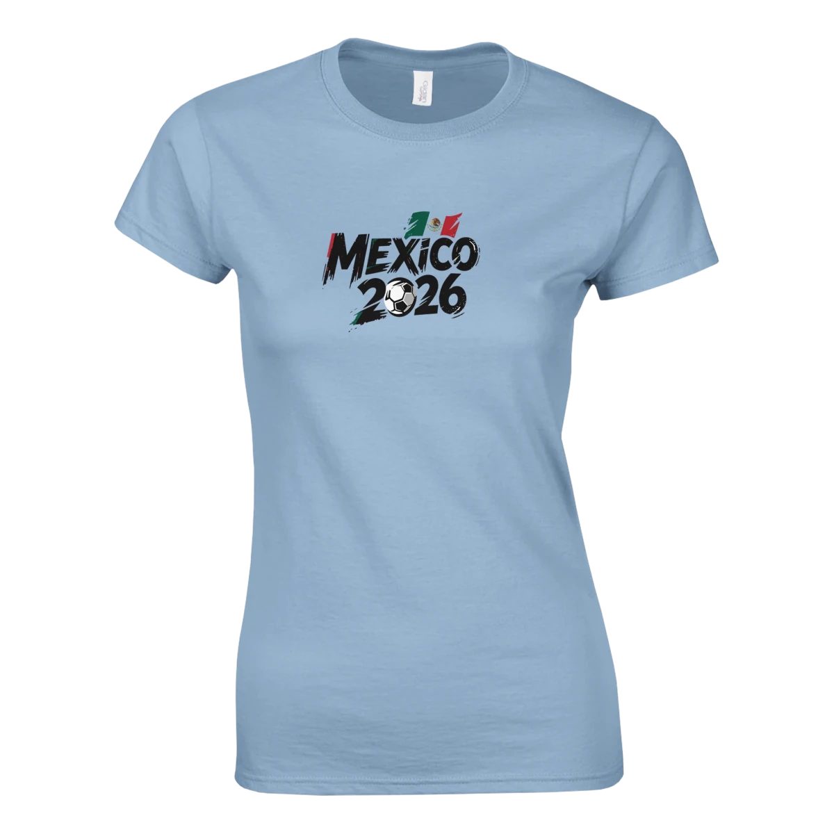 T-shirt Femme Mexique 2026 - Maillot Grunge Coupe du Monde Football | Coton Doux, 6 Couleurs Vibrantes T-shirt- KAWAII FAVIE