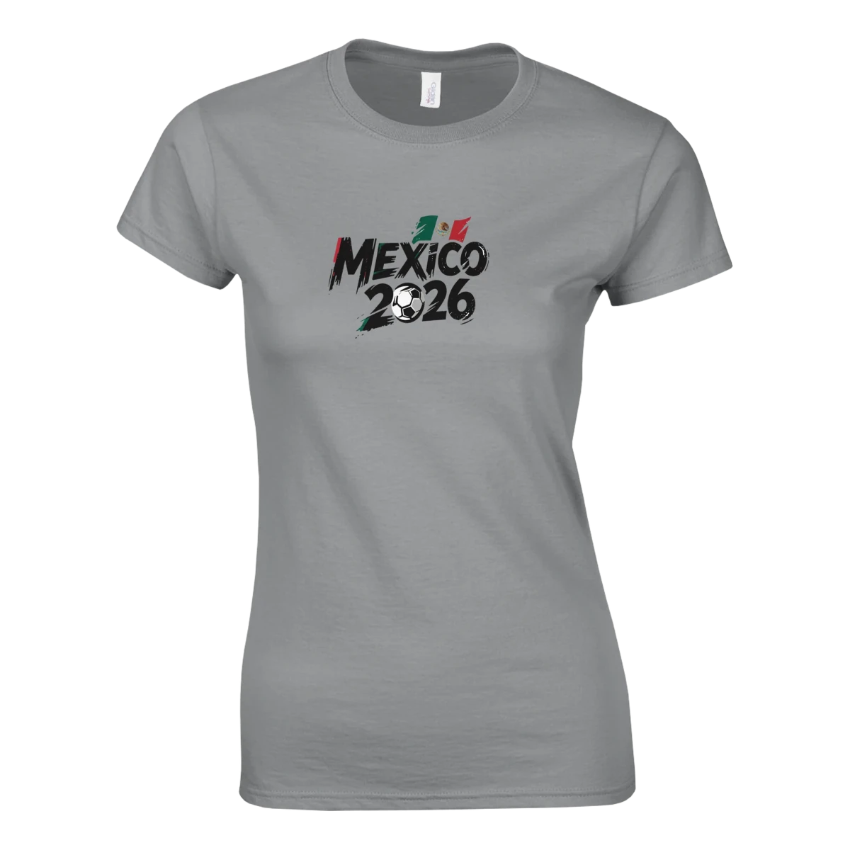 T-shirt Femme Mexique 2026 - Maillot Grunge Coupe du Monde Football | Coton Doux, 6 Couleurs Vibrantes T-shirt- KAWAII FAVIE
