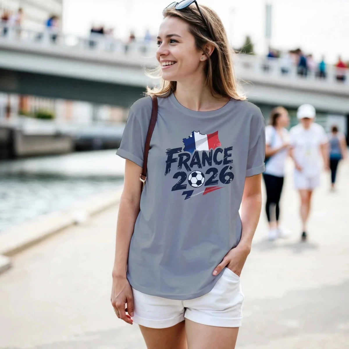 T-shirt France 2026 - Coupe du Monde Football | Maillot Supporters La Celeste | Cadeau Fan FR T-shirt - KAWAII FAVIE