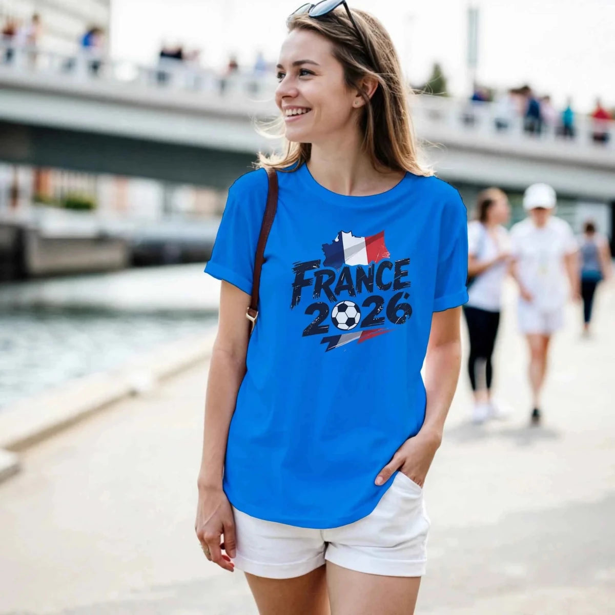 T-shirt France 2026 - Coupe du Monde Football | Maillot Supporters La Celeste | Cadeau Fan FR T-shirt - KAWAII FAVIE