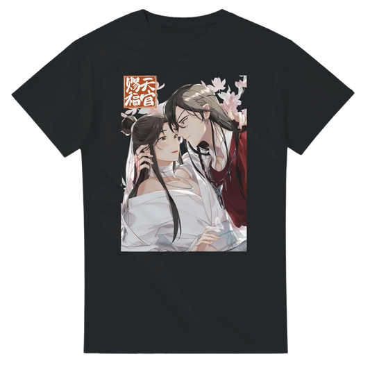 T-shirt Heaven Official's Blessing | Hua Cheng & Xie Lian - Design Romantique Détaillé T-shirt - KAWAII FAVIE