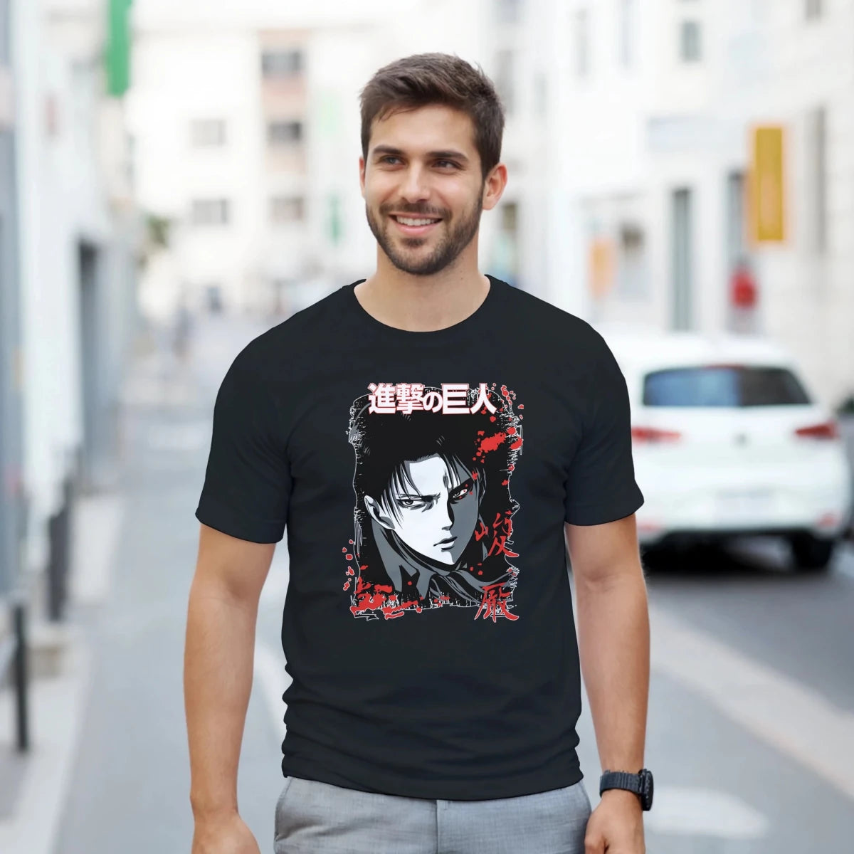 T-shirt « Héritage Sanglant » - Levi Ackerman | Attaque des Titans - Design Intense & Détaillé | Unisexe T-shirt - KAWAII FAVIE