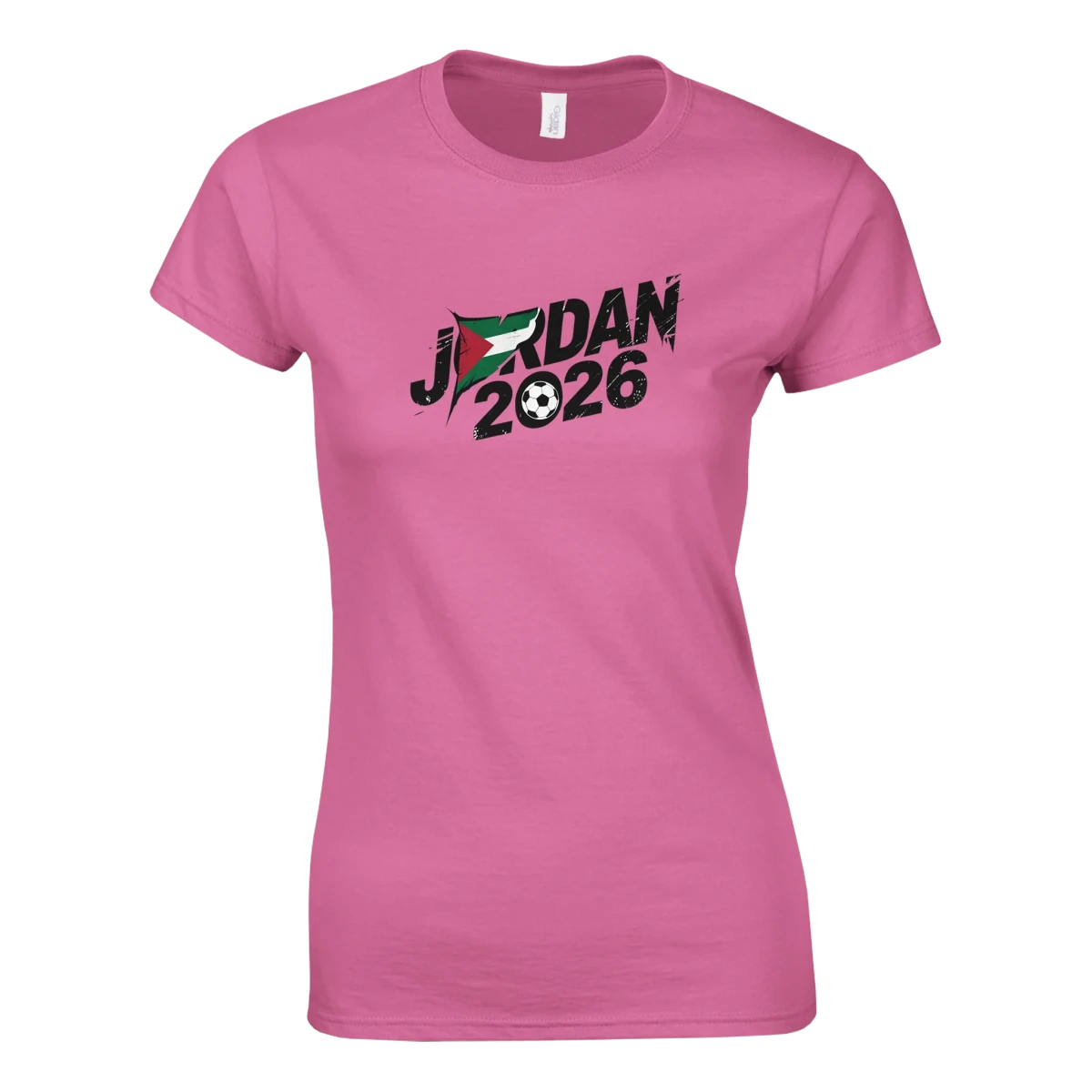 T-shirt Jordan 2026 - Maillot Femme Design Coupe du Monde Football | Style Grunge avec Drapeau National T-shirt- KAWAII FAVIE