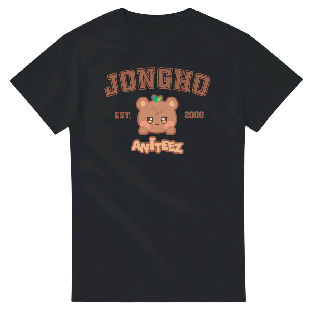 T-shirt Kpop Petit Ours Aniteez (JongHo) - Design Mignon et Nostalgique T-shirt - KAWAII FAVIE