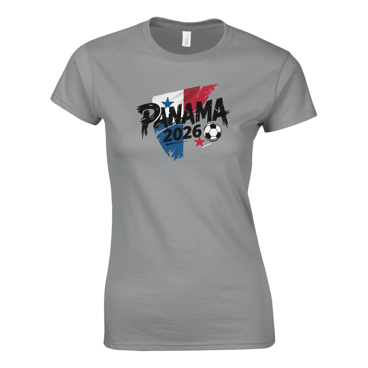 T-shirt Panama 2026 - Design Coupe du Monde Football | Maillot Supporters Sélection Nationale Femme - Style Urbain et Grunge T-shirt- KAWAII FAVIE