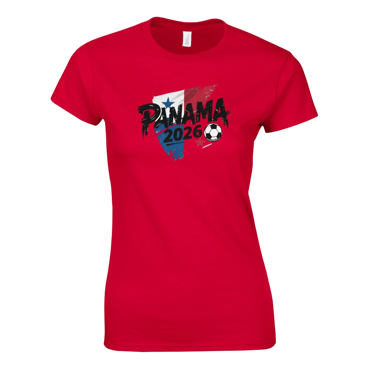 T-shirt Panama 2026 - Design Coupe du Monde Football | Maillot Supporters Sélection Nationale Femme - Style Urbain et Grunge T-shirt- KAWAII FAVIE