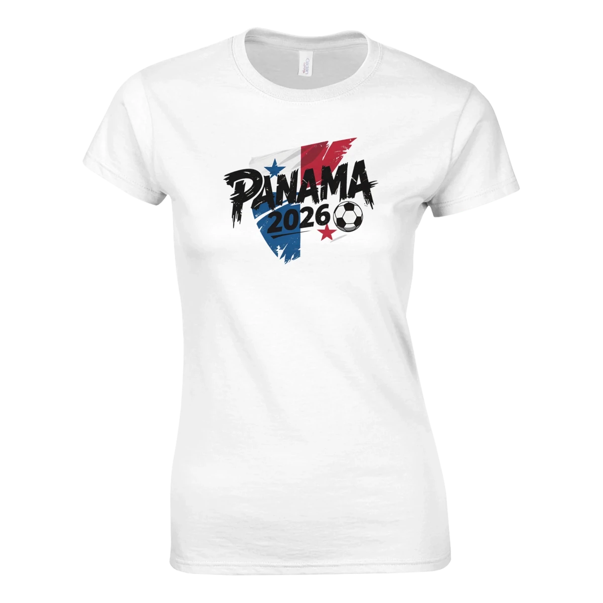 T-shirt Panama 2026 - Design Coupe du Monde Football | Maillot Supporters Sélection Nationale Femme - Style Urbain et Grunge T-shirt- KAWAII FAVIE