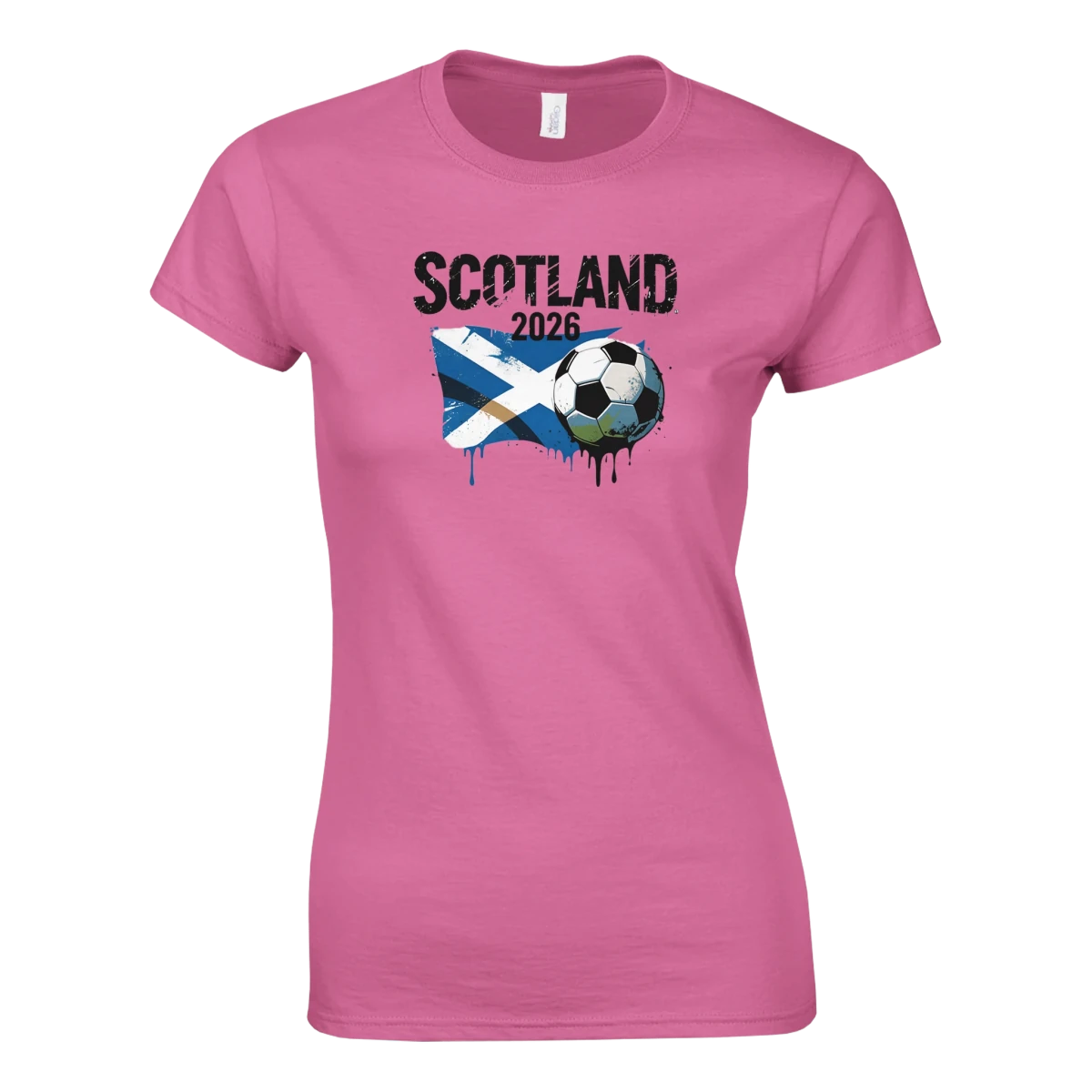T-shirt Scotland 2026 - Design Grunge Coupe du Monde Football | Maillot Supporters Équipe Nationale Homme & Femme T-shirt- KAWAII FAVIE