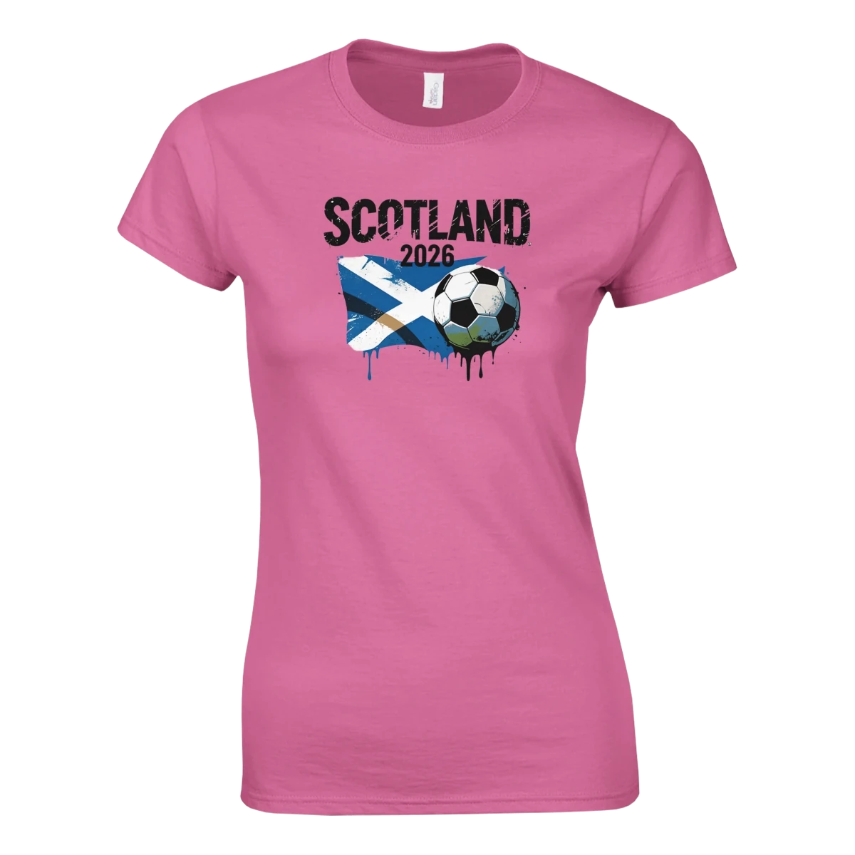 T-shirt Scotland 2026 - Design Grunge Coupe du Monde Football | Maillot Supporters Équipe Nationale Homme & Femme T-shirt- KAWAII FAVIE
