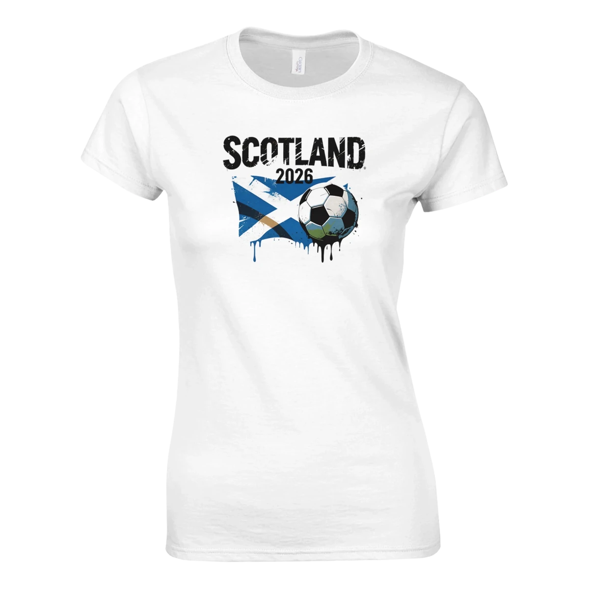 T-shirt Scotland 2026 - Design Grunge Coupe du Monde Football | Maillot Supporters Équipe Nationale Homme & Femme T-shirt- KAWAII FAVIE
