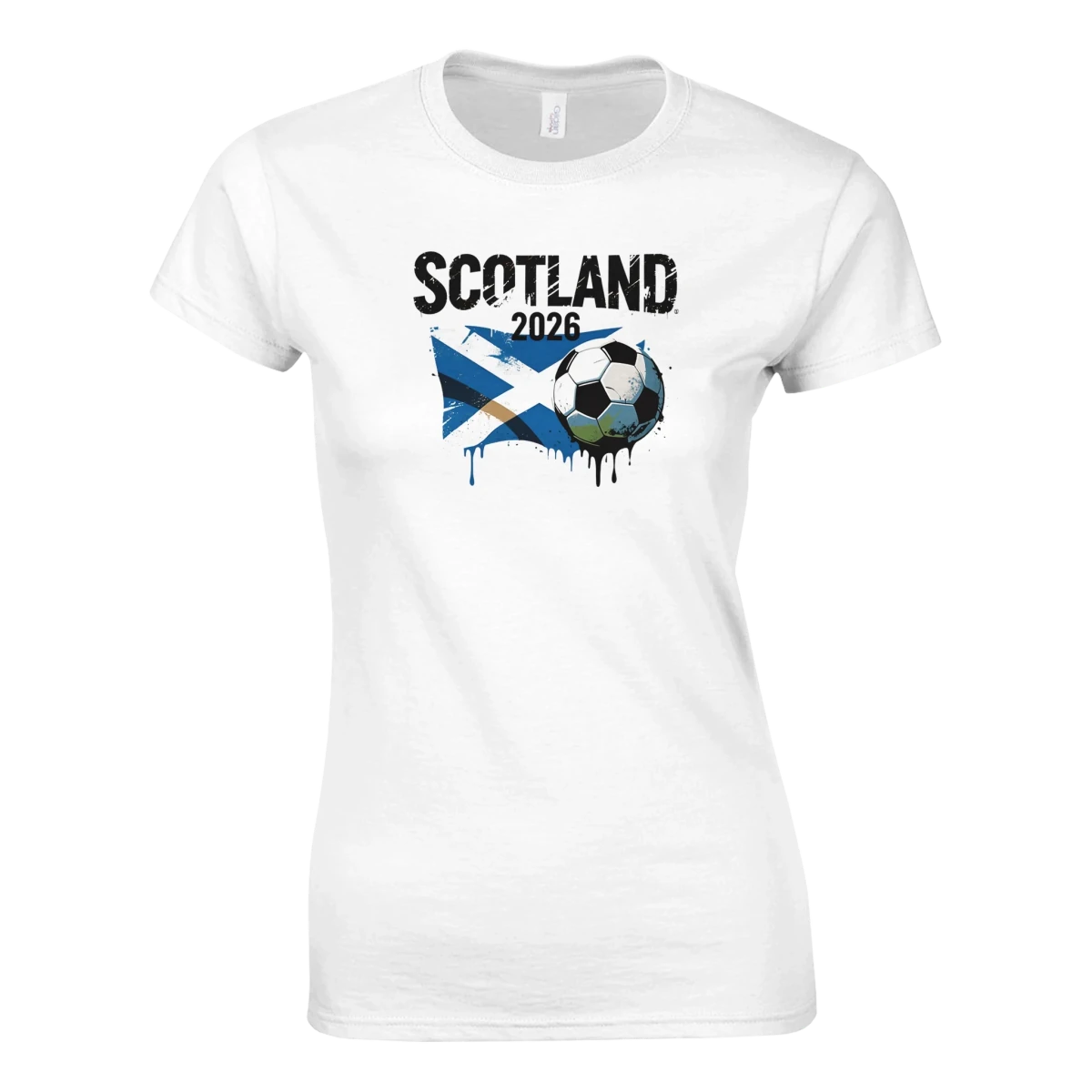 T-shirt Scotland 2026 - Design Grunge Coupe du Monde Football | Maillot Supporters Équipe Nationale Homme & Femme T-shirt- KAWAII FAVIE